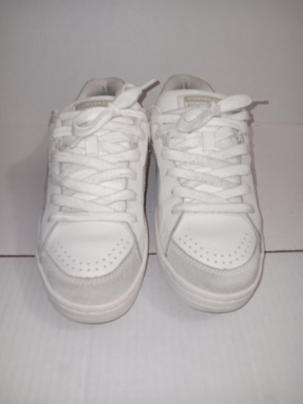 CONVERSE CHUCK TAYLOR PRO BLAZE LOW TOP SNEAKERS GRAY WHITE MEN'S 7- WOMEN'S 8.5